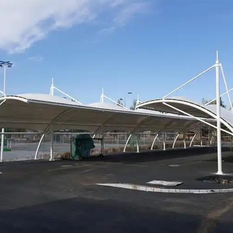巴中膜结构电动车棚