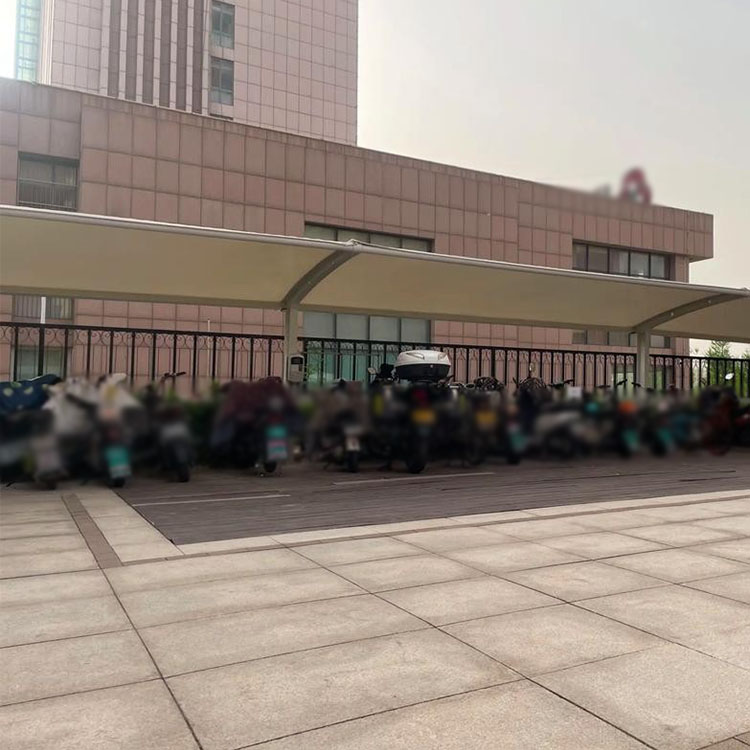 巴中膜结构电动车棚