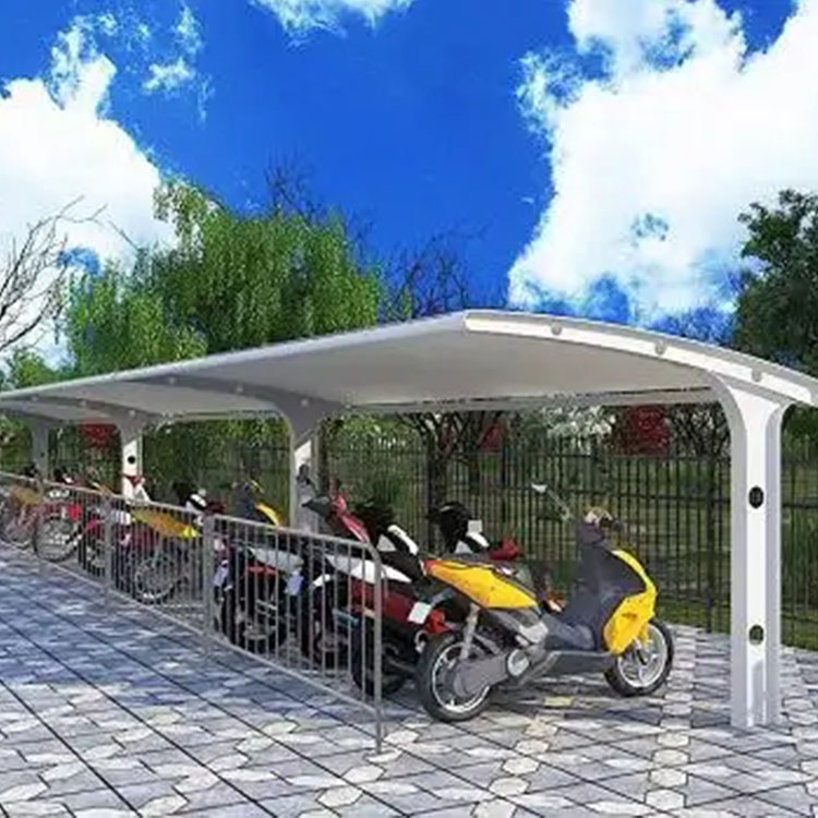 巴中膜结构电动车棚